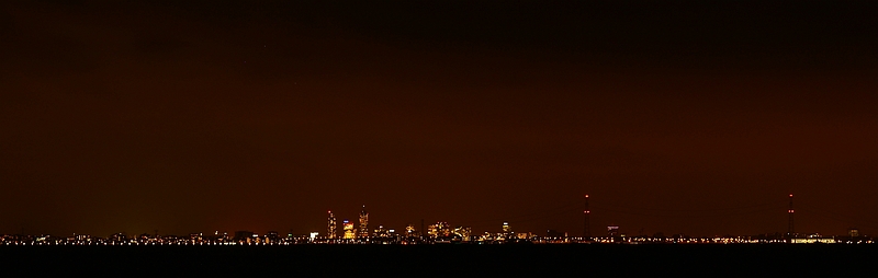 Amsterdam by Night from Almere City